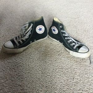 Black Converse All Star high top sneakers
